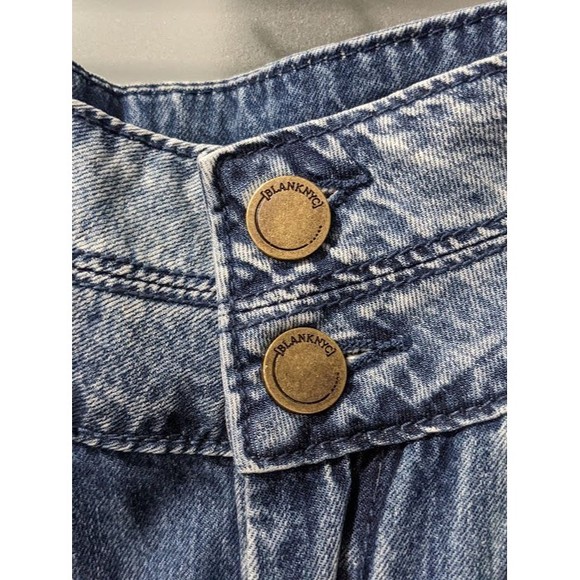 Blanknyc | Pleated Tapered Trousers balloon Straight Leg Jeans vintage sz 27 - Picture 6 of 6